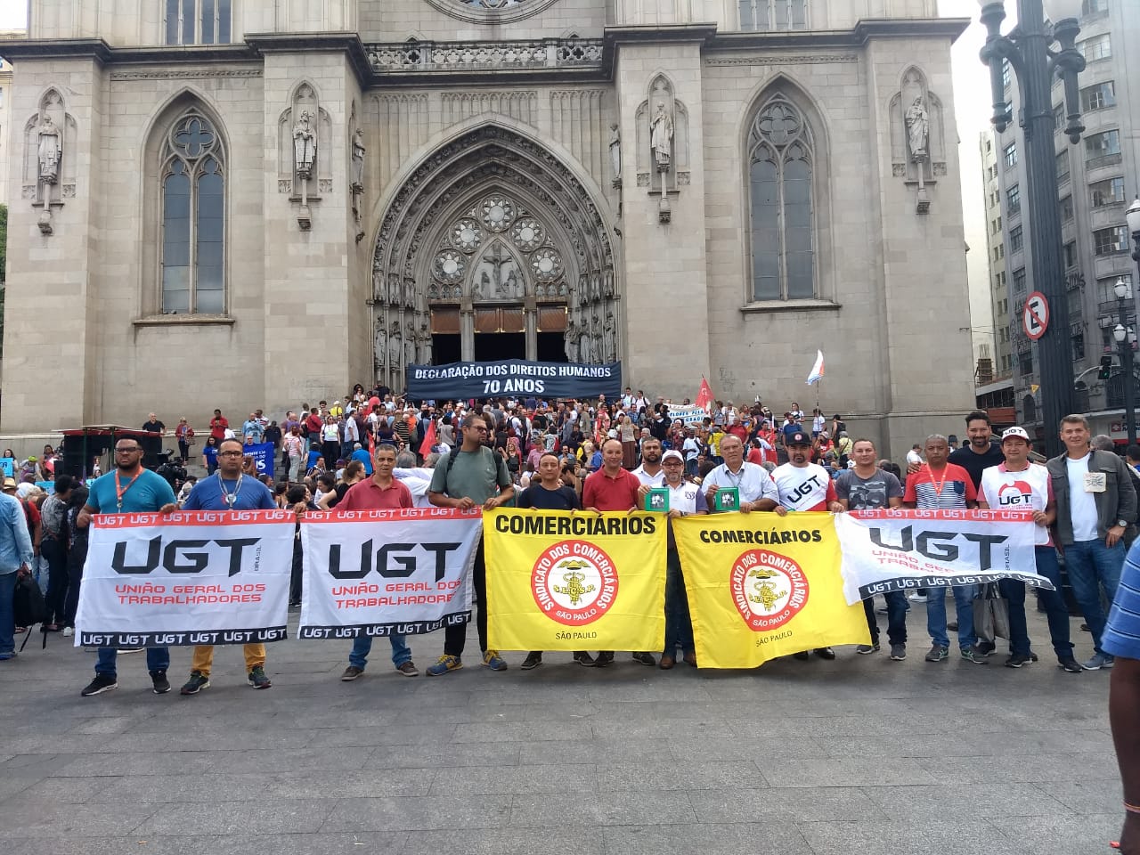 UGT participa de ato ecumênico em comemoração aos 70 anos da Declaração Universal dos Direitos Humanos